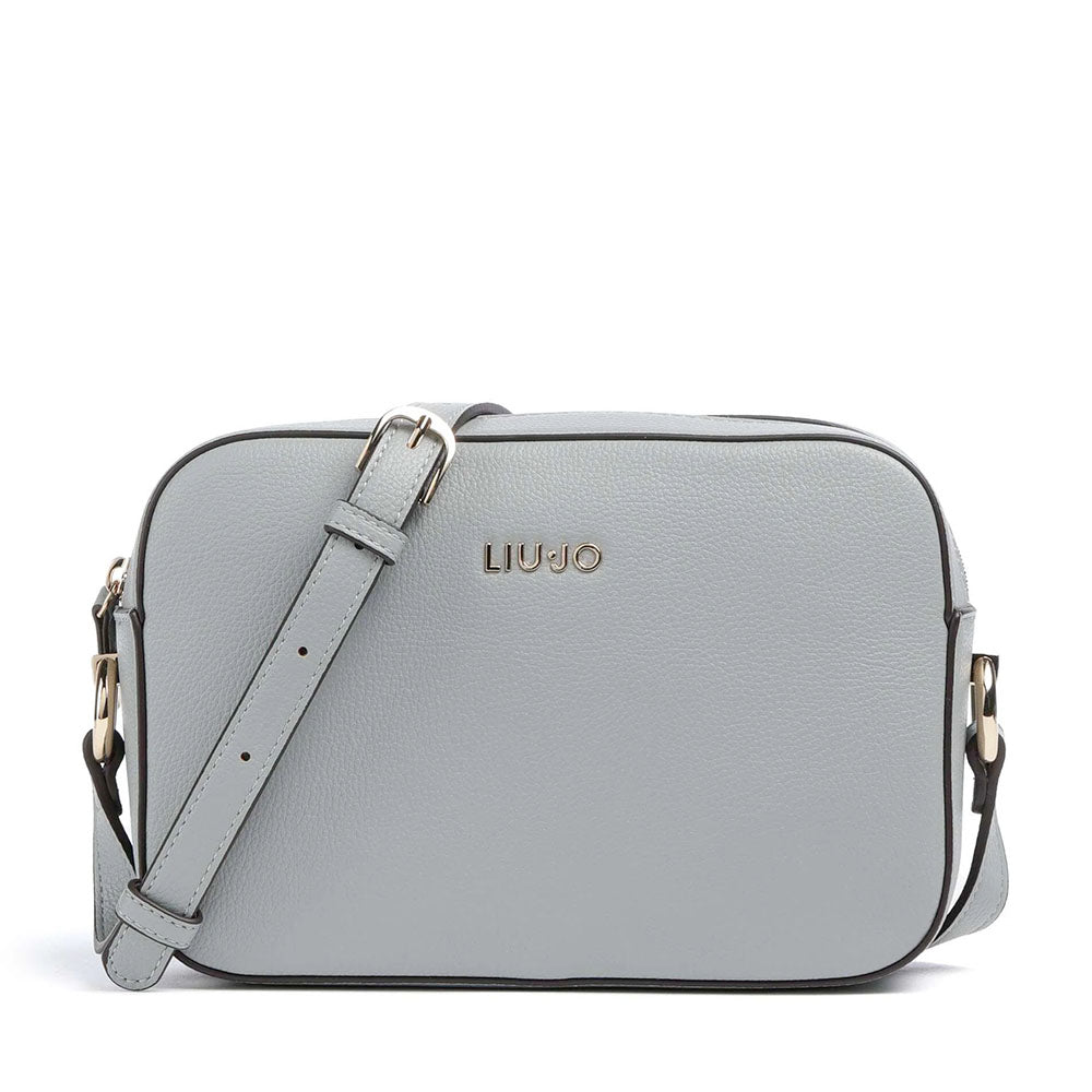 Borsa Donna a Tracolla Media LIU JO Better effetto Bottalato Azzurro