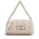 Borsa a Spalla Media LIU JO linea LaPuffy in Maglia color Marmo