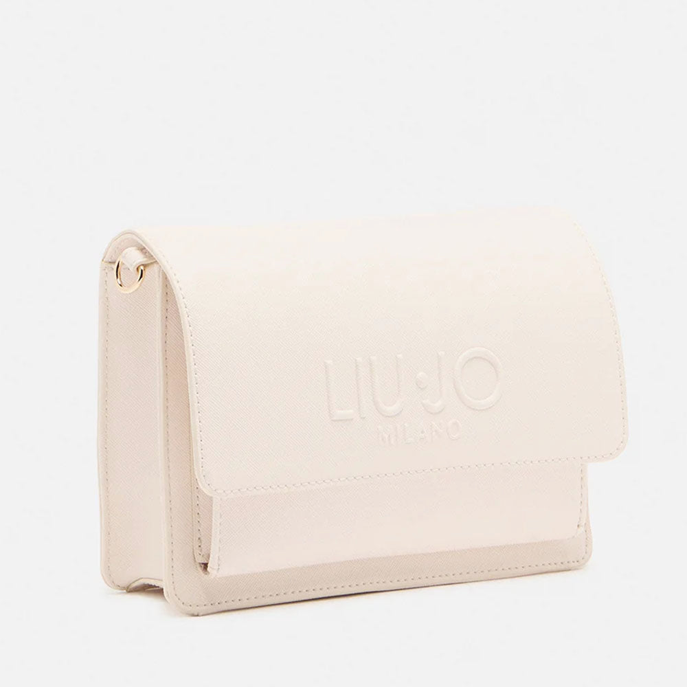 Borsa Donna con Tracolla in Catena LIU JO Better stampa Saffiano color Marmo