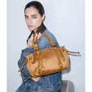 Bauletto Donna a Mano LIU JO in Tessuto effetto Camoscio Beige