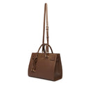 Borsa Donna a Mano Media LIU JO in Ecopelle Bottalata Marrone Scuro