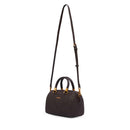 Bauletto Donna a Mano Small LIU JO in Ecopelle Marrone Scuro con Logo Embossed