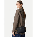 Borsa Donna a Tracolla LIU JO in Ecopelle Nera con Logo Embossed