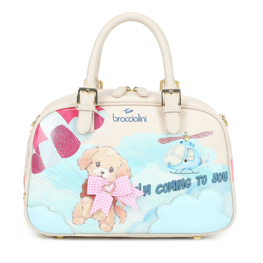 Bauletto Donna Medio BRACCIALINI linea Allround stampa I’m Coming to You