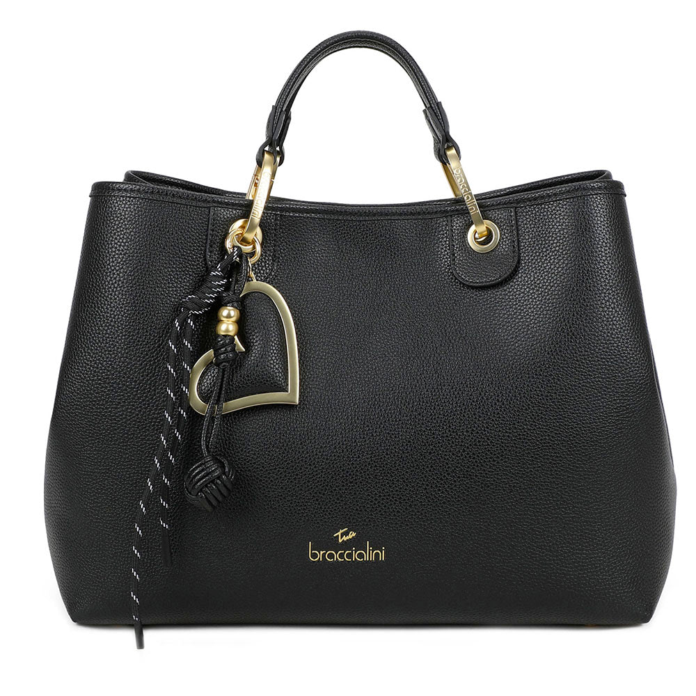 Borsa Donna a Mano Large BRACCIALINI linea Beth Nero