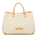 Borsa Donna a Mano Large BRACCIALINI linea Monogram in Pelle Beige