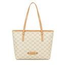 Shopping Bag Donna BRACCIALINI linea Monogram in Pelle Beige