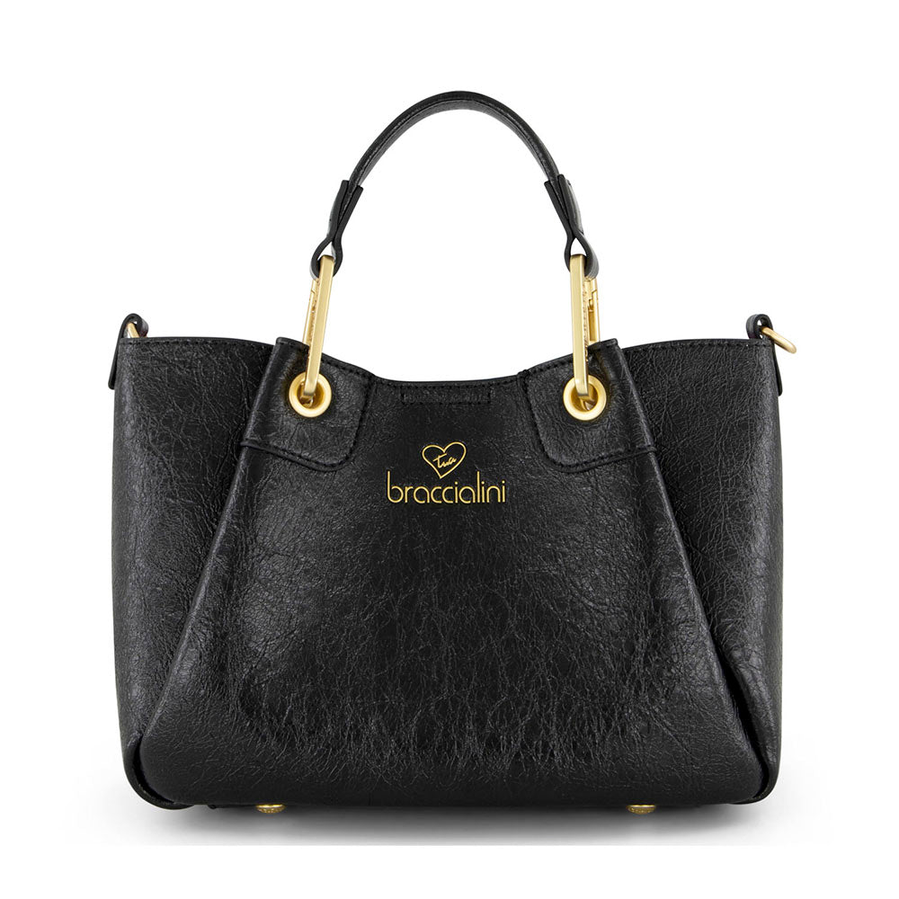 Borsa Donna a Mano Small BRACCIALINI linea Amy Nero