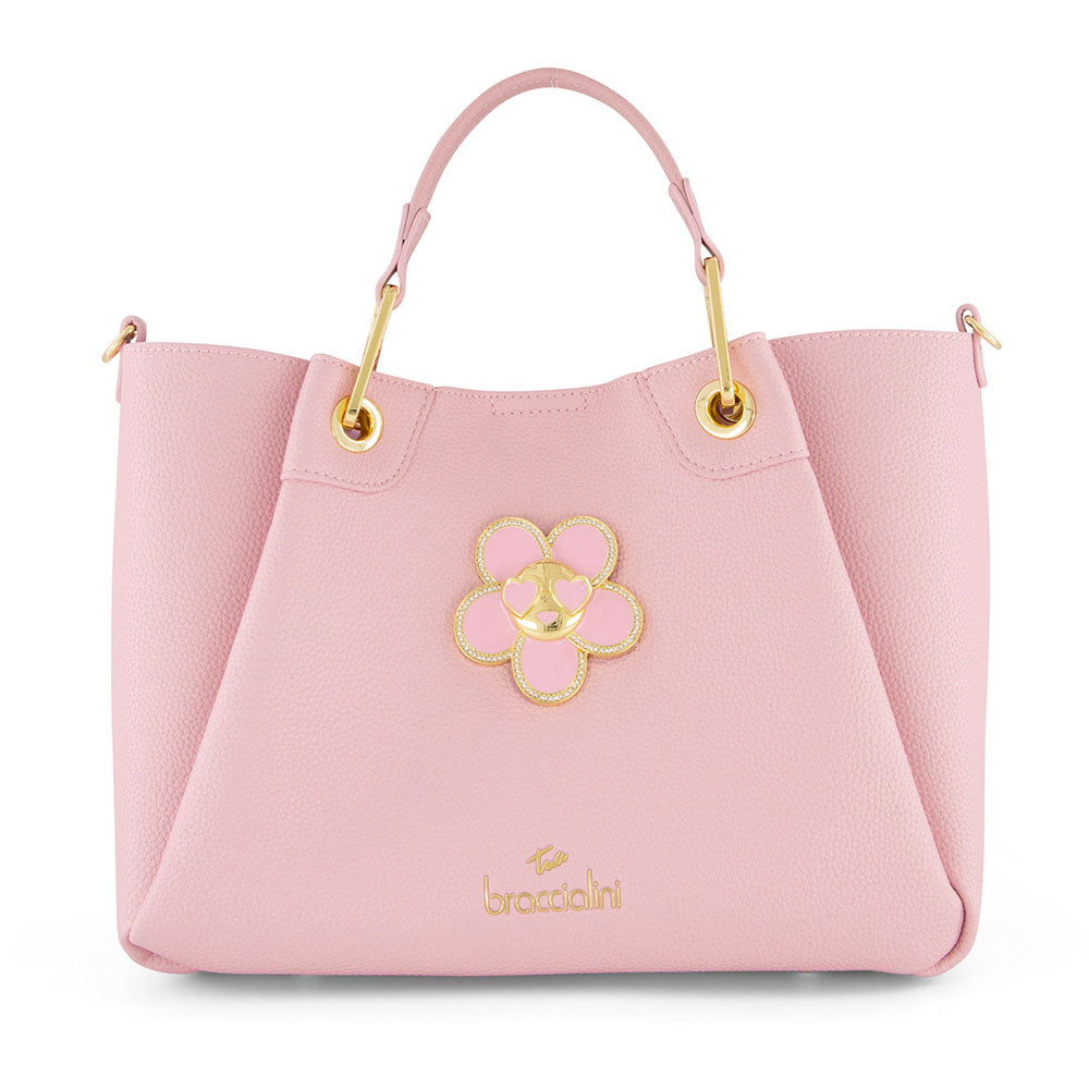 Borsa Donna a Mano Media BRACCIALINI linea Amy Bijoux Rosa