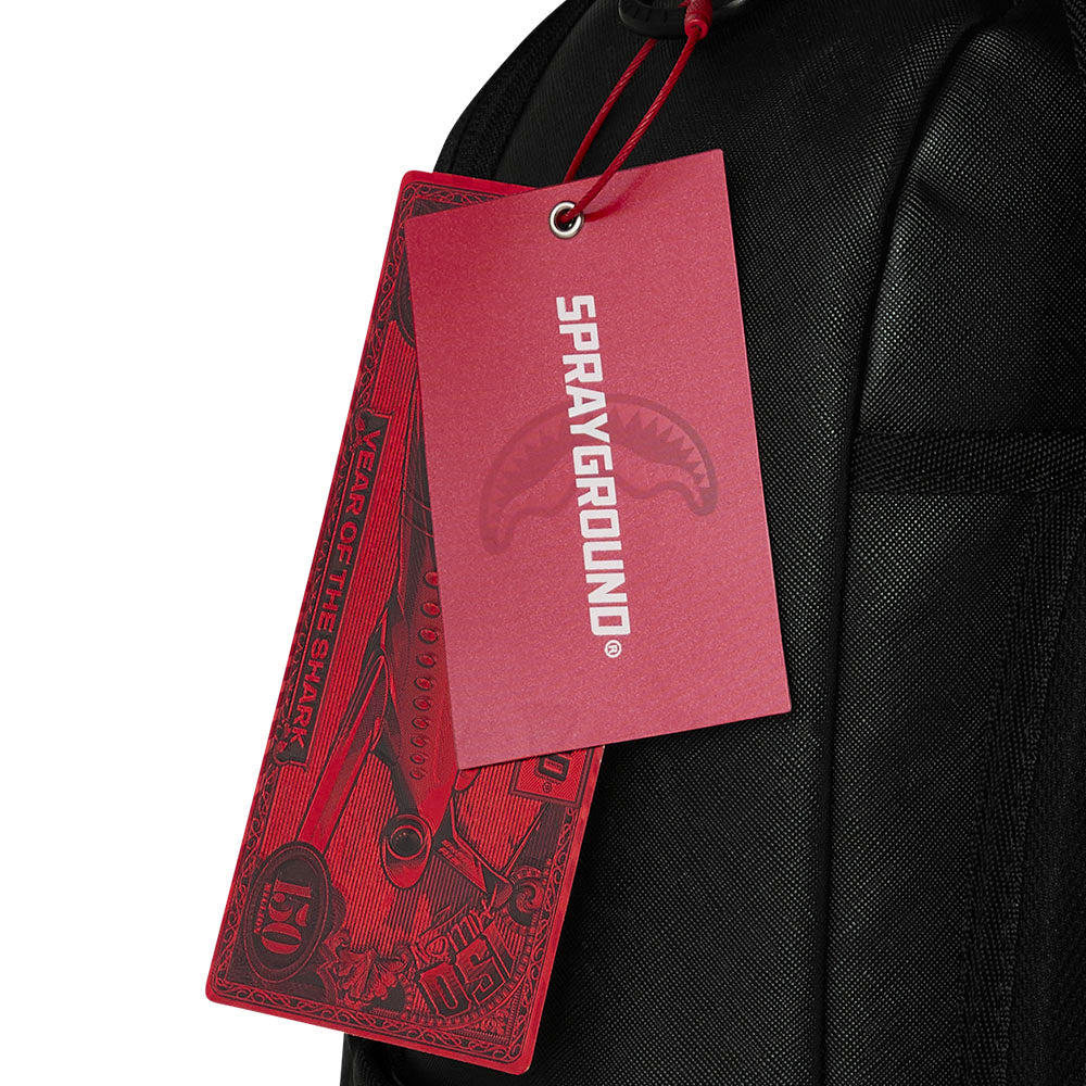 Zaino Unisex SPRAYGROUND stampa Shark Central Black Embroidered Shark