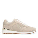 Sneakers Running LIU JO Maxi Wonder Low 02 Bis in Suede Traforato Beige