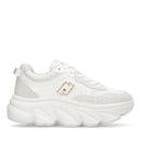 Sneakers Chuncky Donna LIU JO Steffy 01 in Pelle Bianca