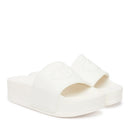 Ciabatte Platform LIU JO Mykonos 01 in Gomma Bianca