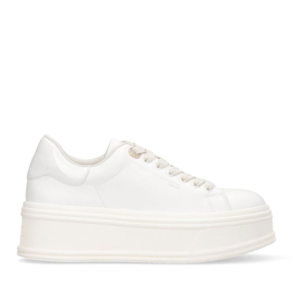 Sneakers Platform LIU JO Selma 16 in Pelle Bianca