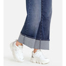 Scarpe Donna LIU JO Steffy 01 Sneakers Chuncky in Pelle Bianca con Inserto Glitter Argento