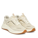 Sneakers Donna LIU JO Stardust 01 in Suede e Vernice color Latte