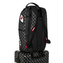 Sprayground Sharks in Paris WTF Bubbly Black Check Trolley – Unisex, Schwarz
