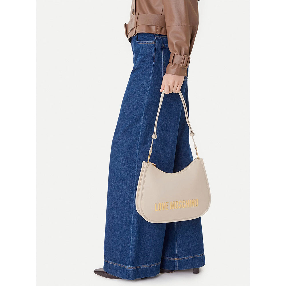 Hobo Bag Large Donna LOVE MOSCHINO linea Bold Bag Avorio
