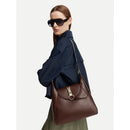 Hobo Bag Donna LOVE MOSCHINO linea Pinned Love Marrone