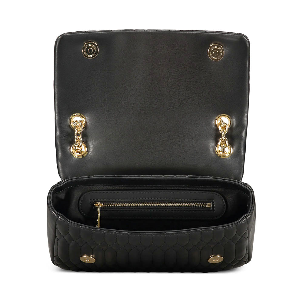 Borsa Donna a Spalla e a Tracolla LOVE MOSCHINO linea Bubby Love in Ecopelle Nera