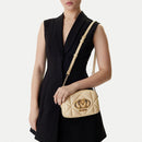 Camera Case Trapuntata LOVE MOSCHINO linea Embossed color Burro