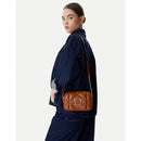 Camera Case Trapuntata LOVE MOSCHINO linea Embossed color Cuoio