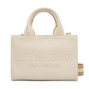 Borsa Donna a Mano LOVE MOSCHINO in Ecopelle Avorio