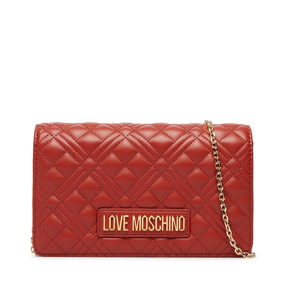 Clutch Donna con Tracolla LOVE MOSCHINO linea Smart Daily Quilted color Ruggine
