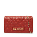 Clutch Donna con Tracolla LOVE MOSCHINO linea Smart Daily Quilted color Ruggine