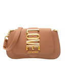 Borsa Donna a Spalla e Tracolla LOVE MOSCHINO linea Lovebug color Cuoio