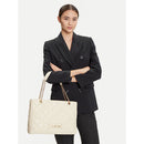 Gesteppte Damen-Shopper LOVE MOSCHINO Modell Quilted in Elfenbein