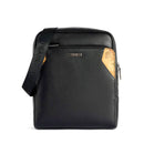 Borsello Uomo Grande 1A Classe Alviero Martini linea Gaelic Leather in Pelle Nera LD08