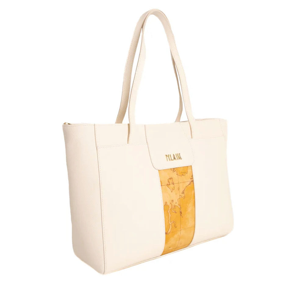 Shopping Bag Donna 1A Classe Alviero Martini linea Bloom City Avorio LD27