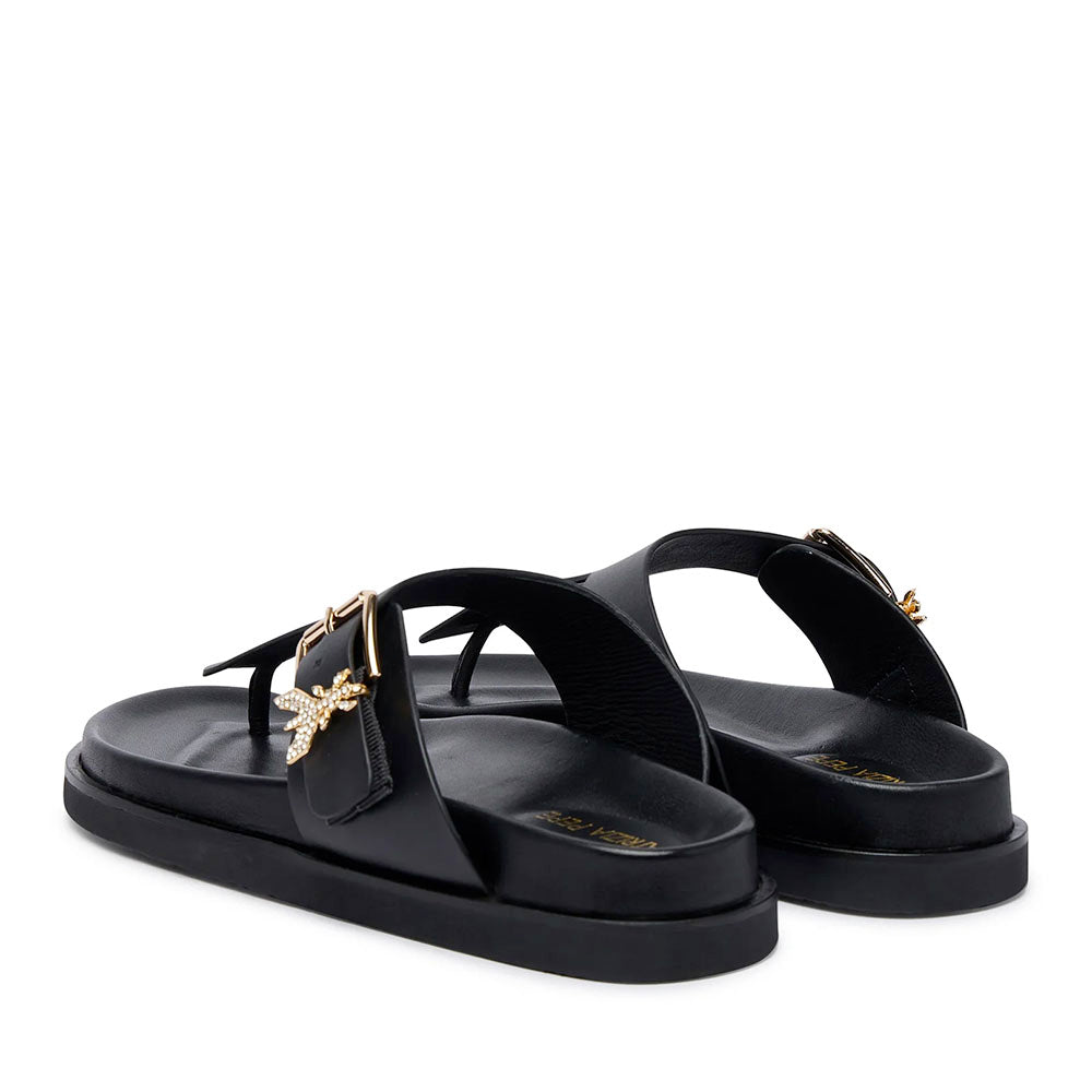Ciabatte Infradito PATRIZIA PEPE Girl linea Fly Birkilux in Pelle Nera
