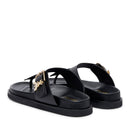 Ciabatte Infradito PATRIZIA PEPE Girl linea Fly Birkilux in Pelle Nera