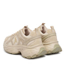 Sneakers Running PATRIZIA PEPE Girl linea Fly Run Tech in Mesh e Suede Beige