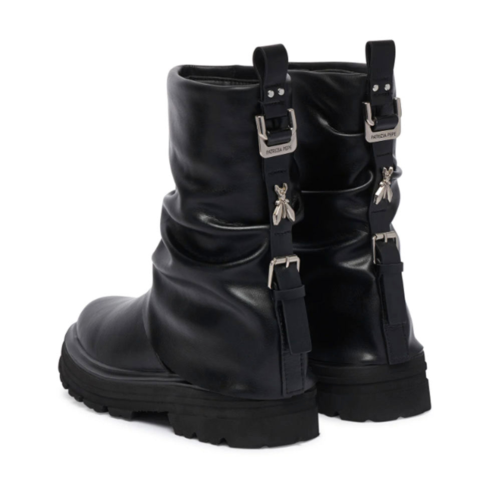 Stivaletti PATRIZIA PEPE Girl linea Fly Elena in Pelle Nera