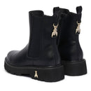 Stivaletti Beatles PATRIZIA PEPE Girl linea Fly Cult Strass in Pelle Nera