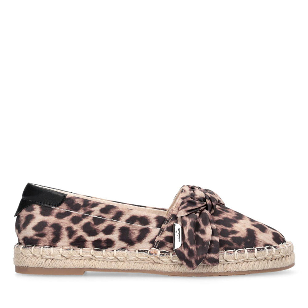 Espadrillas Donna con Fiocco LIU JO Capri 03 in Tessuto stampa Animalier