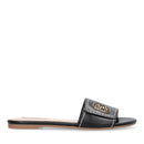 Ciabatte Donna Flat LIU JO Sandy 03 in Pelle Nera
