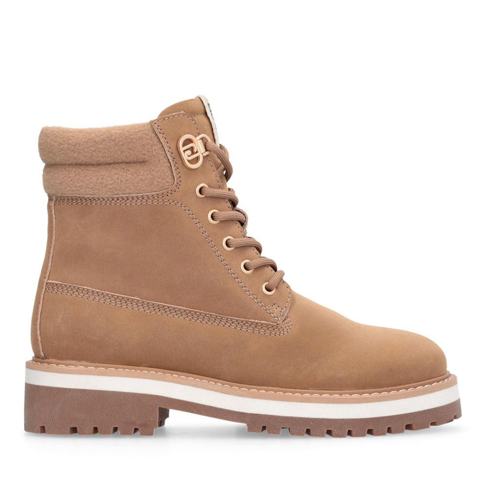 Anfibi Donna LIU JO Tammy 01 in Nabuck color Cognac