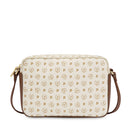 Borsa Donna a Tracolla POLLINI linea Heritage Logo Classic Avorio e Marrone