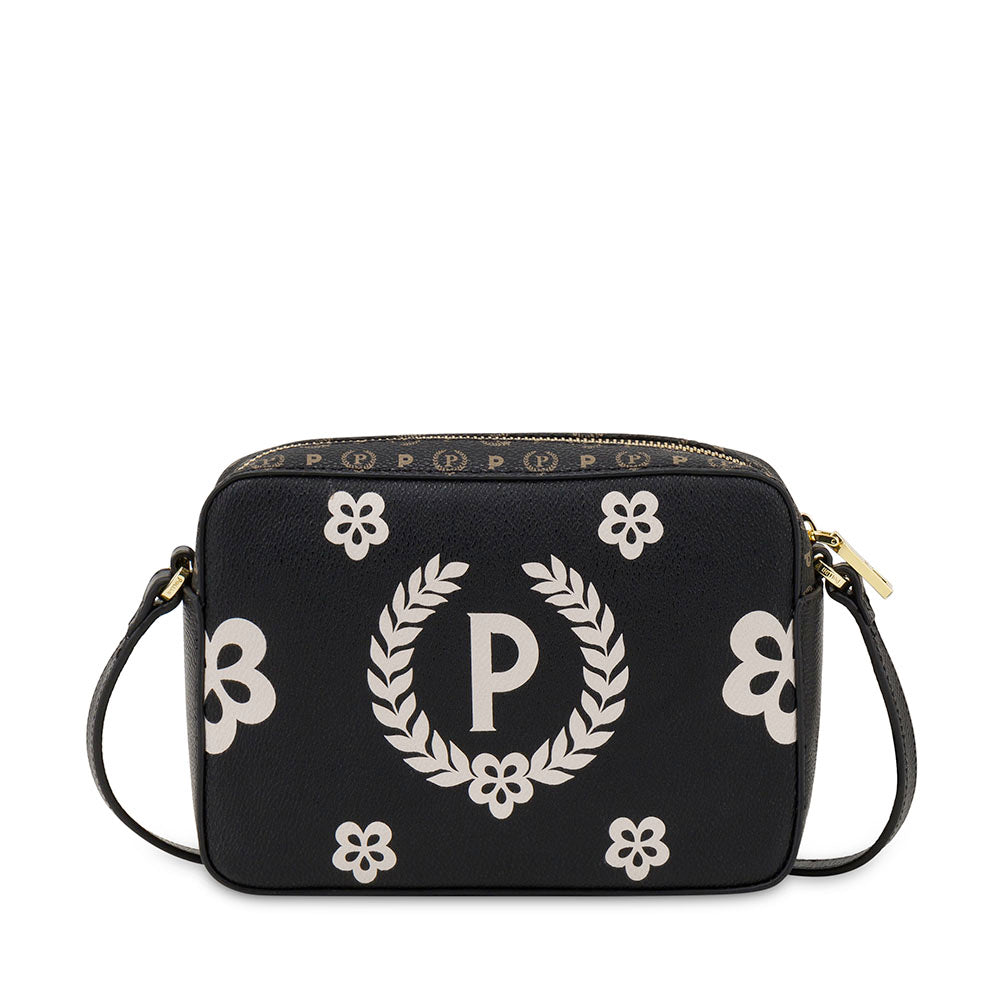Borsa Donna a Tracolla POLLINI linea Day Si! Heritage Nero e Bianco