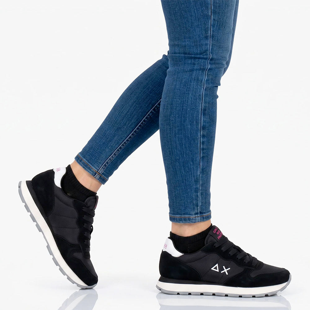 Sneakers Donna SUN68 Ally Solid Nero - Z46201