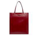 Borsa Donna Shopper Verticale THE BRIDGE linea Mirra in Pelle Rosso Mattone