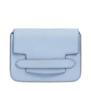 Borsa Donna a Tracolla Media THE BRIDGE linea Lucrezia in Pelle Azzurro Acqua