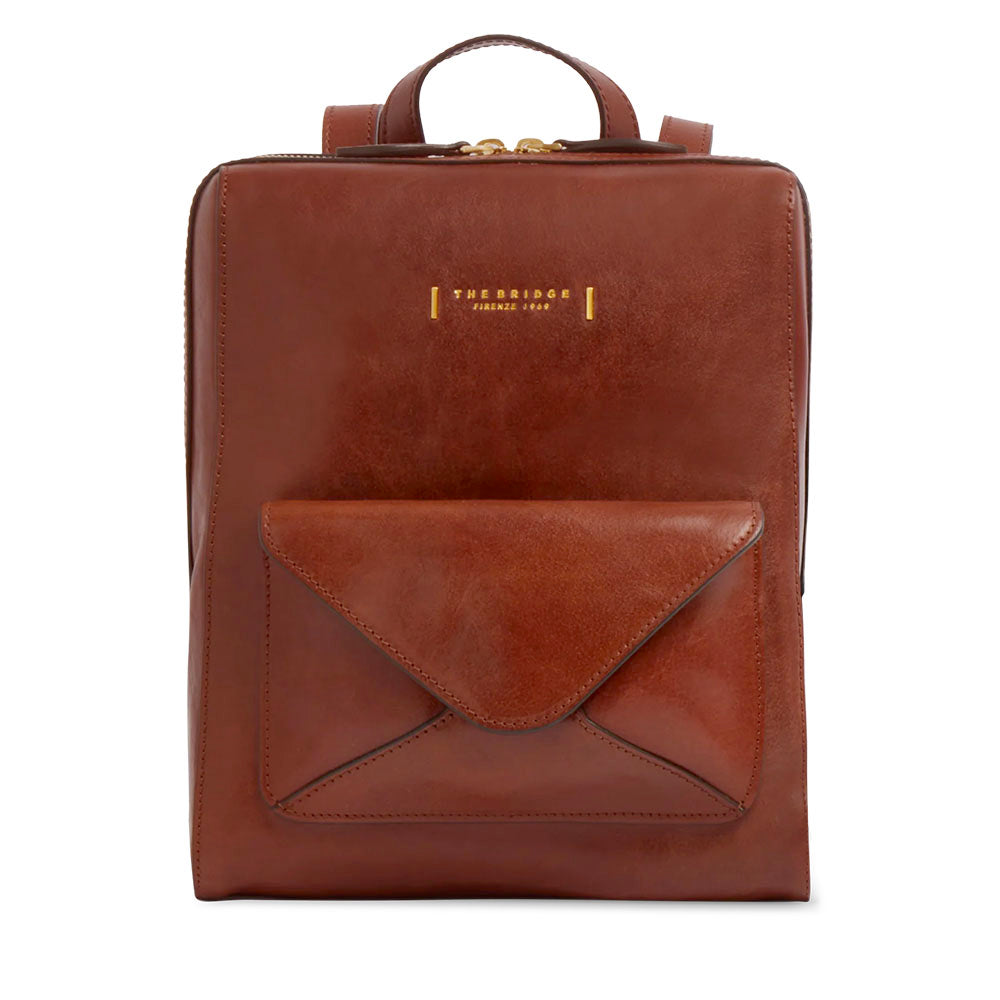 Zaino Donna THE BRIDGE linea Frida in Pelle Marrone