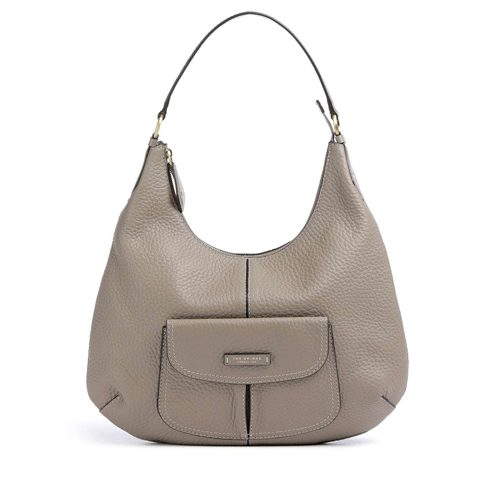 The Bridge Martina Hobo Bag – Damen Greige
