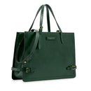 Shopping Bag Donna THE BRIDGE linea Monica in Pelle Verde Pino