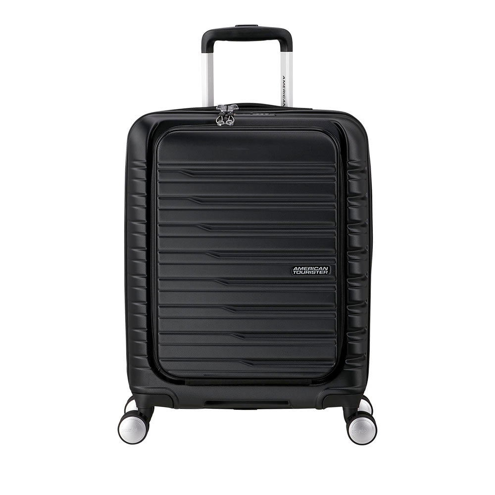 Trolley Cabina Rigido Easy Access 4 Ruote AMERICAN TOURISTER linea Flashline colore Shadow Black
